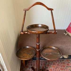 Vintage Wood plant stand